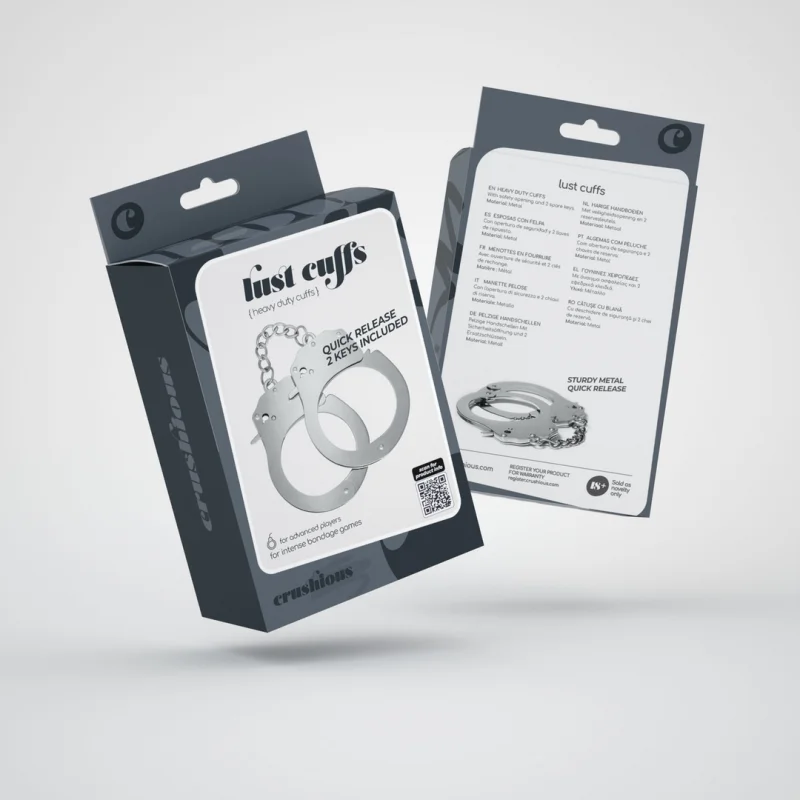 Lust - Μεταλλικές Χειροπέδες με Κλειδί Ασφαλείας product.details.thumbnail 1