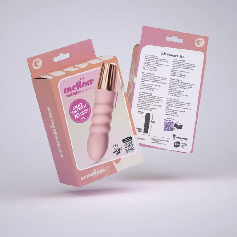 Mellow Bubbles - Mini Ribbed Vibrator - Pink product.details.thumbnail 1