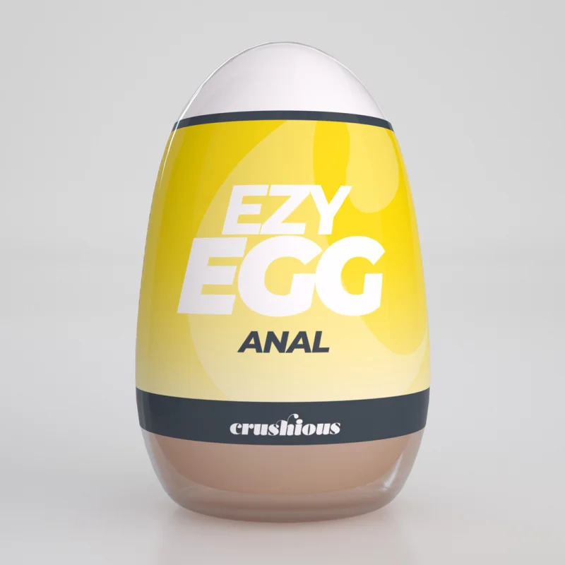 Ezy Eggs - Soft Textured Masturbation Egg - Yellow product.details.thumbnail 1
