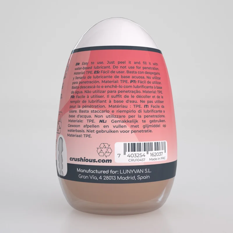 Ezy Eggs - Soft Textured Masturbation Egg - Red product.details.thumbnail 2