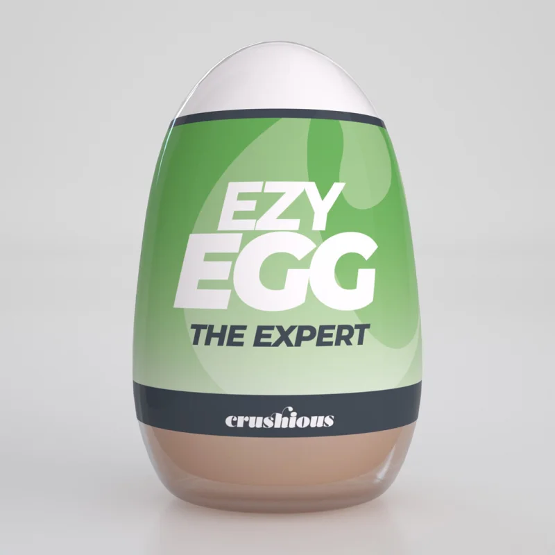 Ezy Eggs - Αυνανιστήρι Μαλακής Σιλικόνης σε μορφή Αυγού - Πράσινο product.details.thumbnail 1