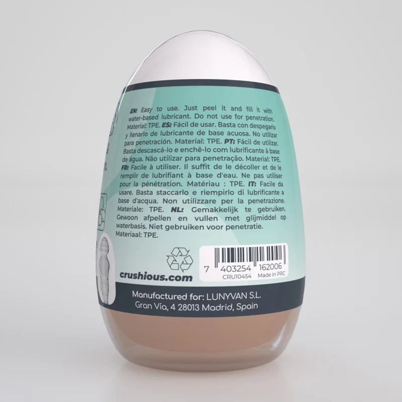 Ezy Eggs - Soft Textured Masturbation Egg - Turquoise product.details.thumbnail 2