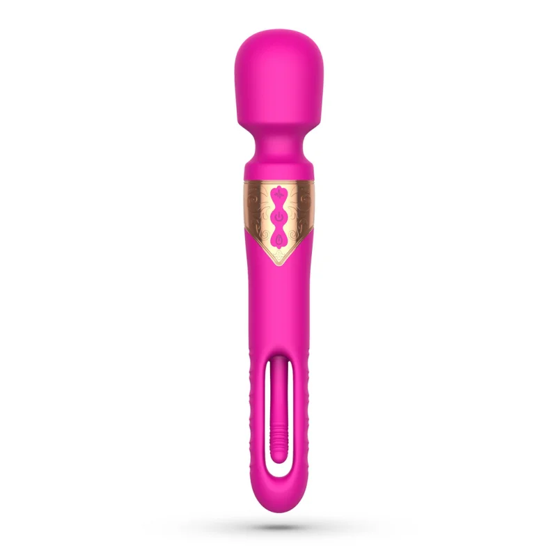 Big Ben - Dual Wand Massager - Διπλός Δονητής τύπου Wand με Flicking - Επαναφορτιζόμενος - Ροζ