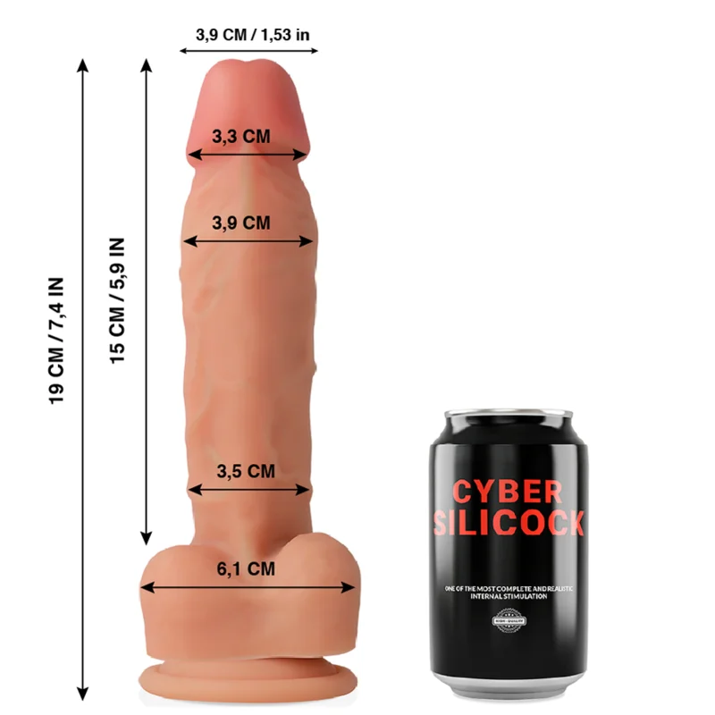Oliver - Ultra Realistic Soft Liquid Silicone – Realistic Dildo – 19 Cm product.details.thumbnail 1