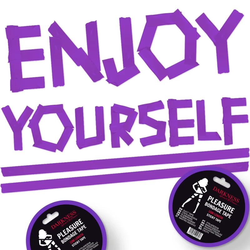 Ταινία Bondage - Κολλητική Self-bonding - 15 M - Μοβ