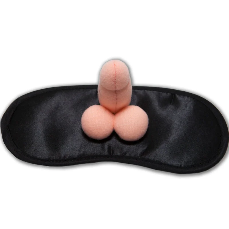 Penis Sleep Mask - Fun Party Sleep Mask With Whistle - Diablo Picante Playtime
