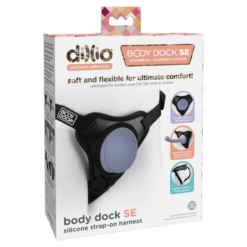 Body Dock Se - Universal Ζώνη Strap-on με Βεντούζα