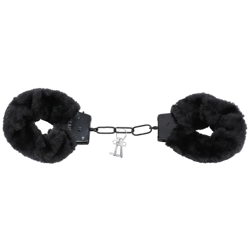 Merci - Fluff Cuffs - Χειροπέδες με Μαλακή Γούνα και Quick Release - Μαύρο product.details.thumbnail 3