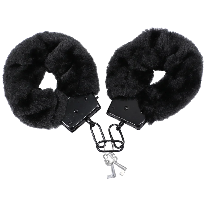 Merci - Fluff Cuffs - Χειροπέδες με Μαλακή Γούνα και Quick Release - Μαύρο product.details.thumbnail 4