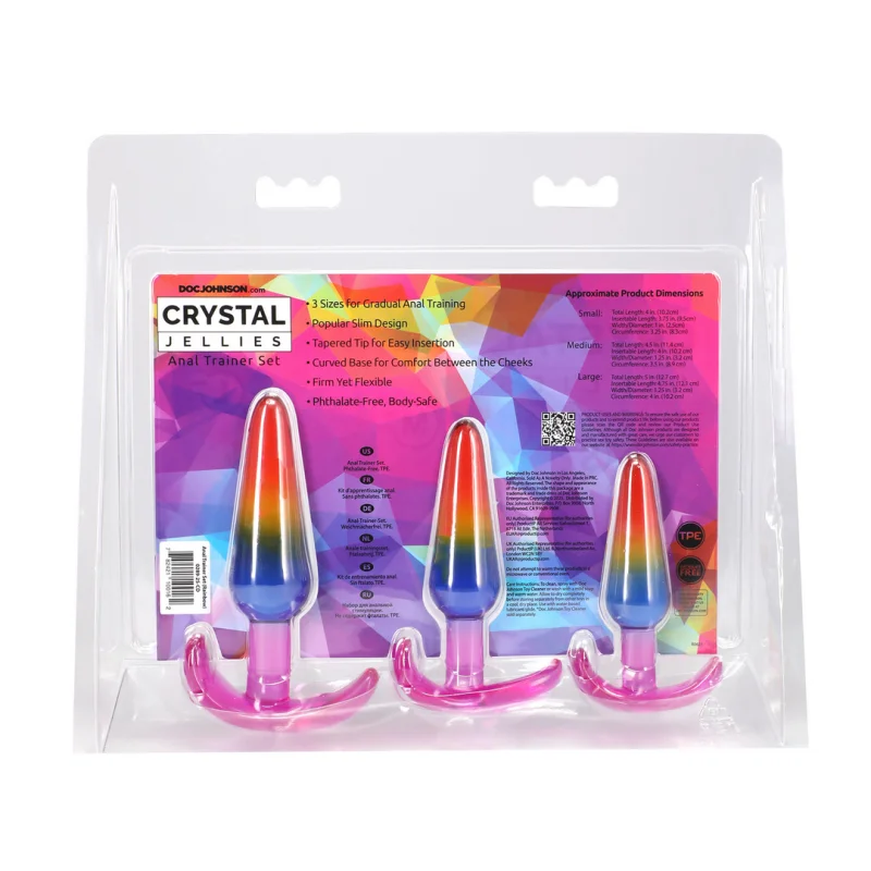 Rainbow Anal Trainer Set - Σετ Πρωκτικές Σφήνες product.details.thumbnail 2