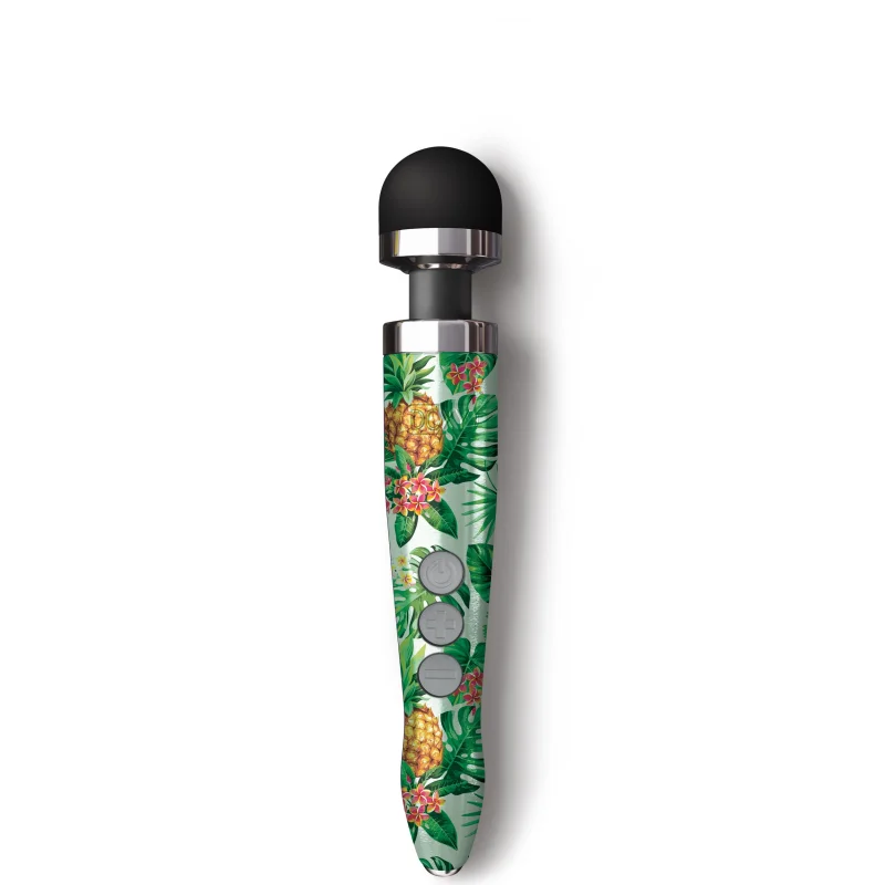 Die Cast 3r Rechargeable Wand Massager - Pineapple Pattern - Doxy Pleasure Gear