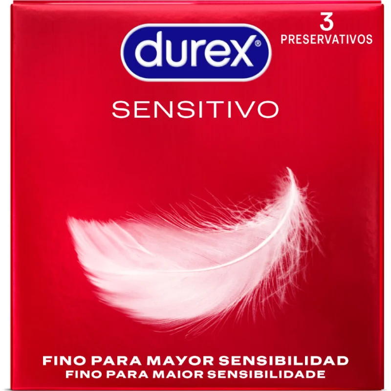 Durex – Sensitive Condoms – 3 Units - Durex Condoms Related Products