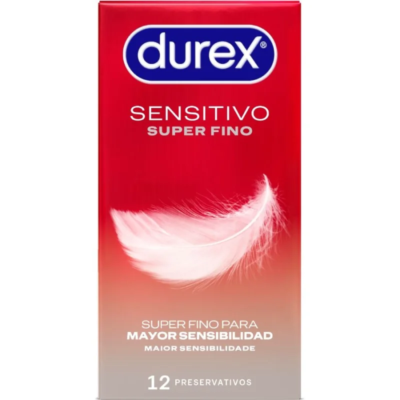 Durex – Super Thin Sensitive Προφυλακτικά – 12 Τεμάχια - Durex Condoms Λιπαντικά