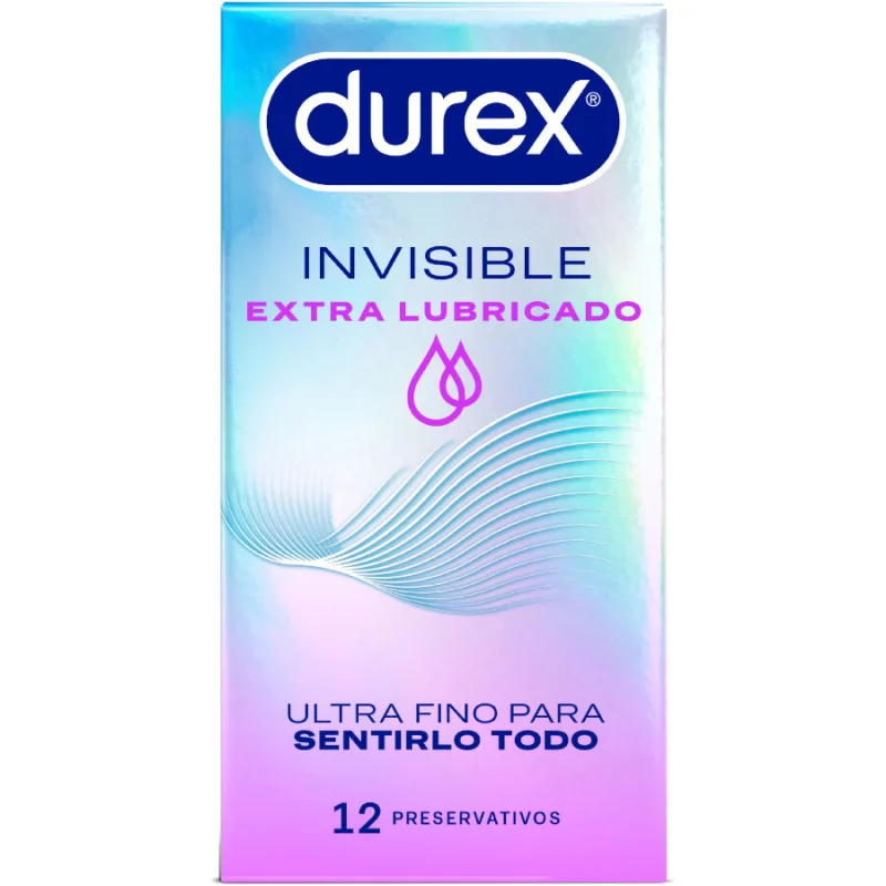 Extra Lubricated Invisible - Ultra Thin Condoms - 12 Pcs