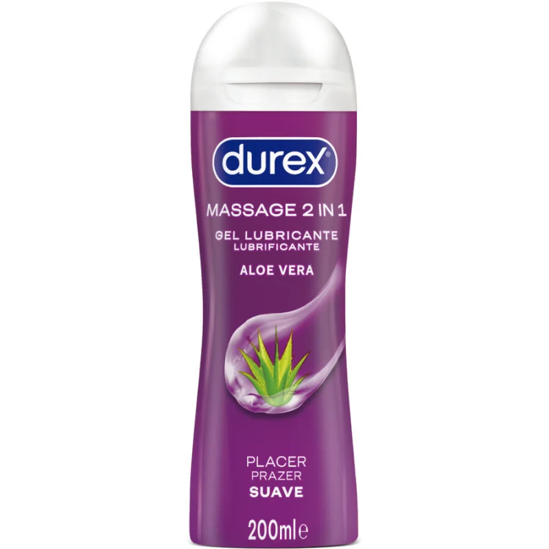 Durex - Soft Aloe Vera Massage Lubricant Gel - Gel Μασάζ και Λιπαντικό - 200 Ml