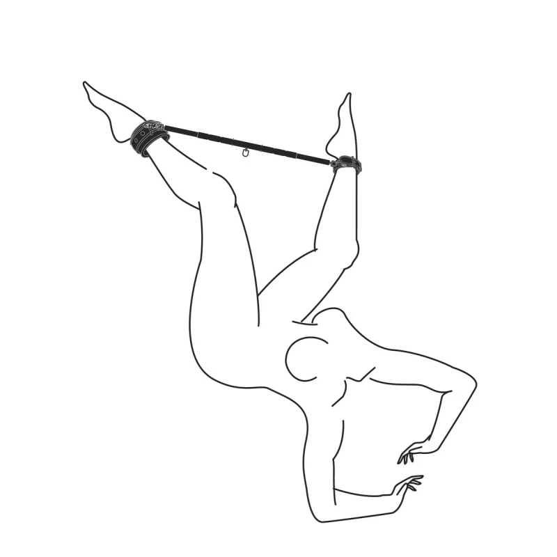 Μεταλλική Μπάρα Περιορισμού με Χειροπέδες Ρυθμιζόμενη