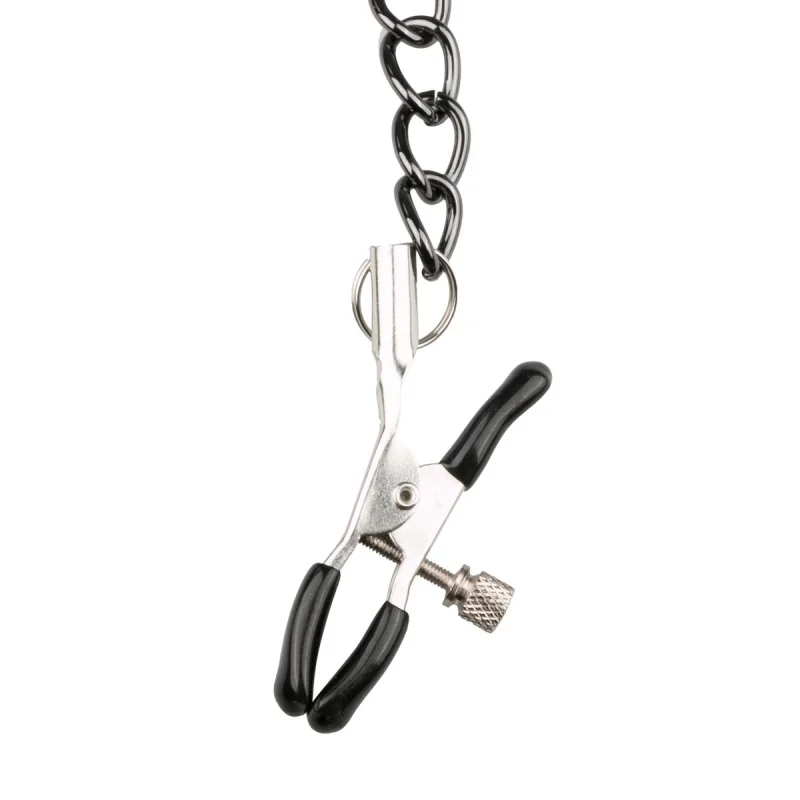 Adjustable Bdsm Collar With Nipple Chains product.details.thumbnail 4