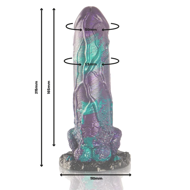  Basilisk Double Scaly Pleasure (big Size) - Silicone Dildo - 21 Cm product.details.thumbnail 1