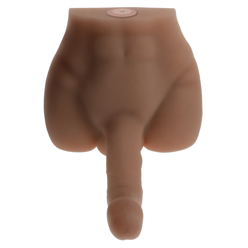 Realistic Thrusting & Vibrating Torso Dildo - 24 Cm - Latin