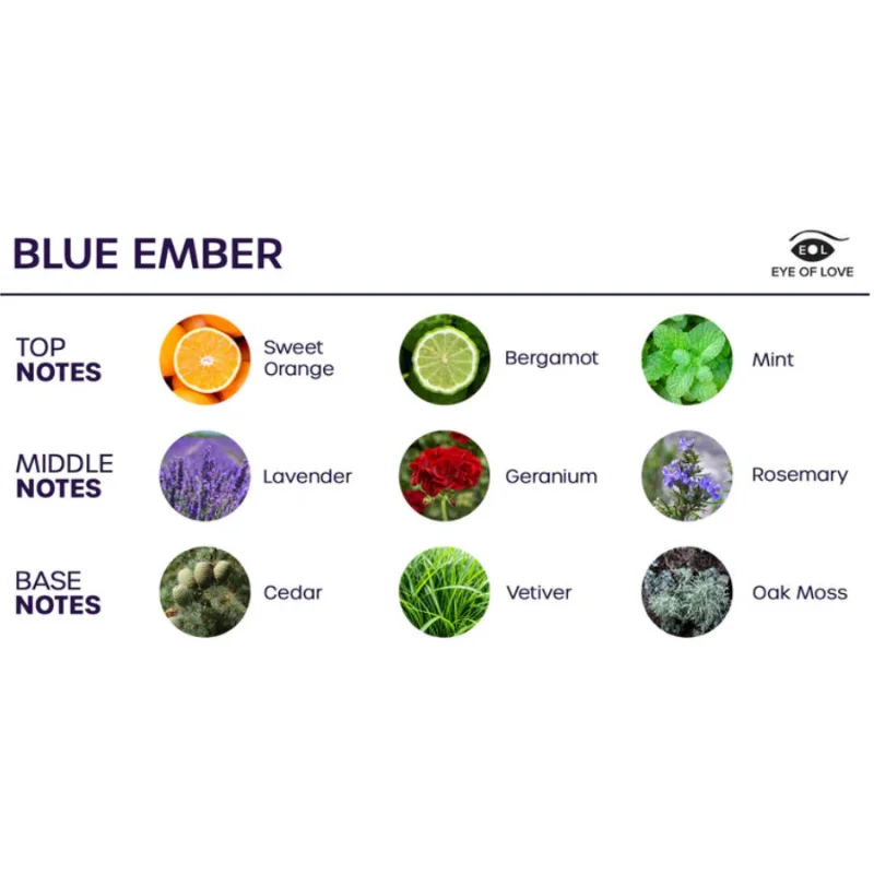 Blue Ember - Σπρέι Χώρου με Φερομόνες για Ρομαντική Ατμόσφαιρα - 150 Ml product.details.thumbnail 2