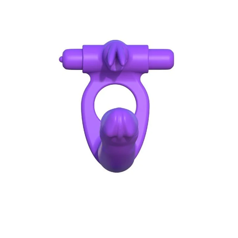 Δονούμενο Δαχτυλίδι Πέους με Rabbit - 18 Cm product.details.thumbnail 2