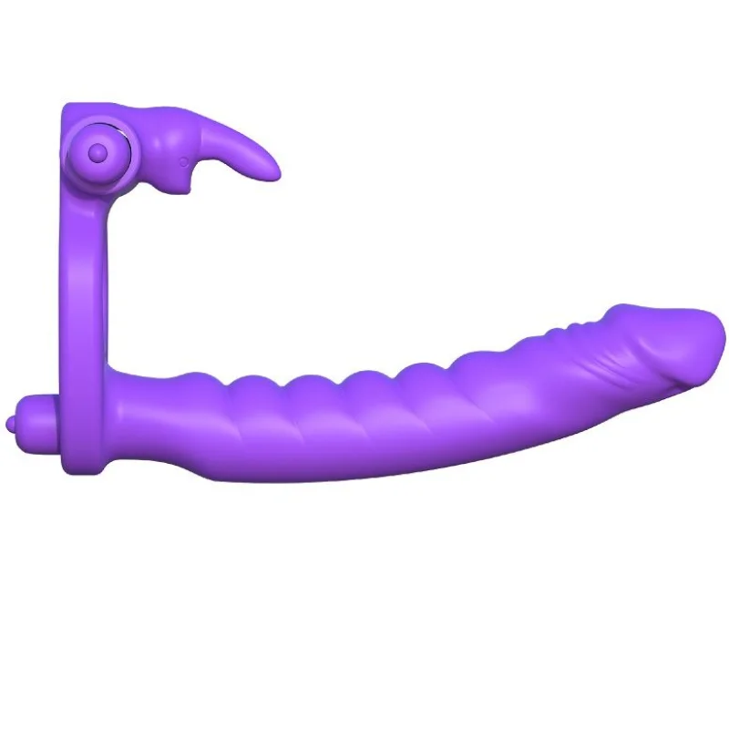 Δονούμενο Δαχτυλίδι Πέους με Rabbit - 18 Cm product.details.thumbnail 3