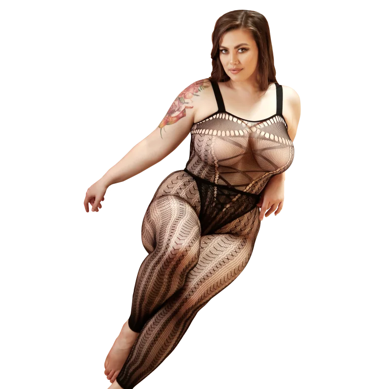 In Your Dreams - Σετ 2 Τεμαχίων - Bodysuit & Ψηλόμεσο Κολάν - Xl/4xl