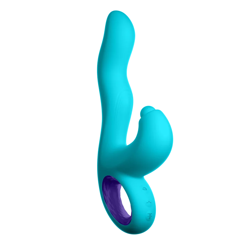 Klio - Triple Action Rabbit Vibrator 21 Cψψm - Turquoise