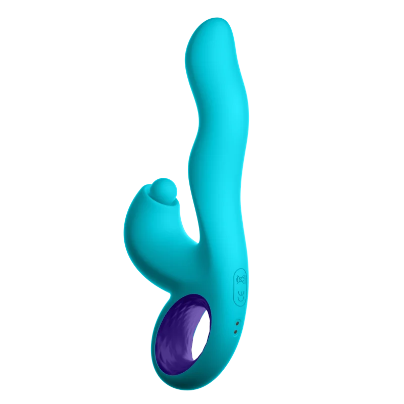 Klio - Triple Action Rabbit Vibrator 21 Cψψm - Turquoise