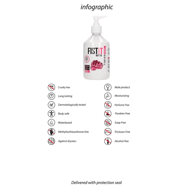 Λιπαντικό με βάση το νερό για Fisting - 500 Ml product.details.thumbnail 2