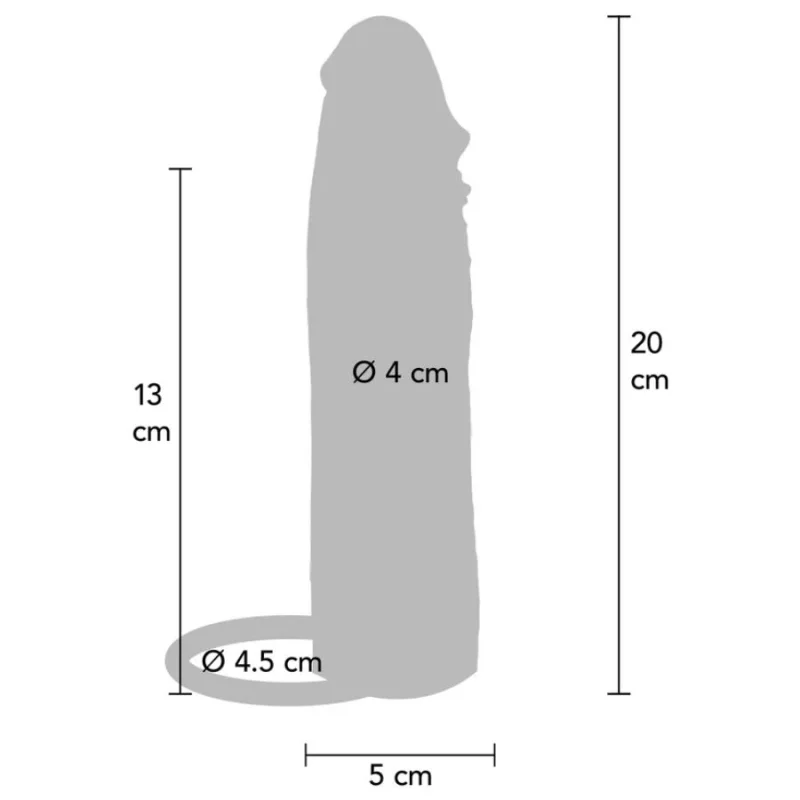 Hydrated Skin Vibrating Penis Extender With Remote Control - 20 Cm -  Latin product.details.thumbnail 3