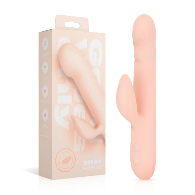 Shai - Thrusting Rabbit Vibrator - Pink