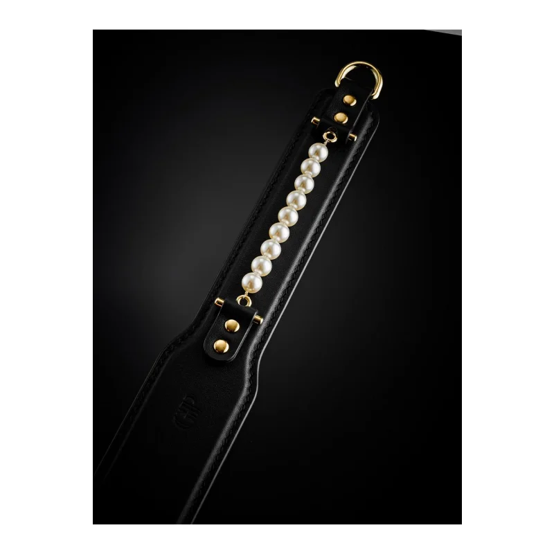 Prestige Pearl Paddle - Paddle από Vegan Δερματίνη με Πέρλες και Χρυσαφί Λεπτομέρειες product.details.thumbnail 2