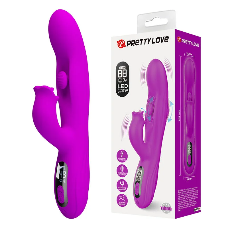 Yalanda - Rabbit Vibrator With Oscillation & Led Display