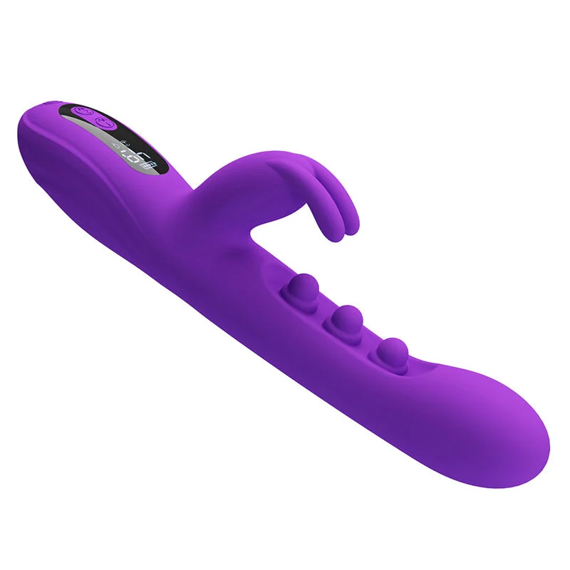 Sabien - Rabbit Vibrator With Tapping Stimulation & Led Display