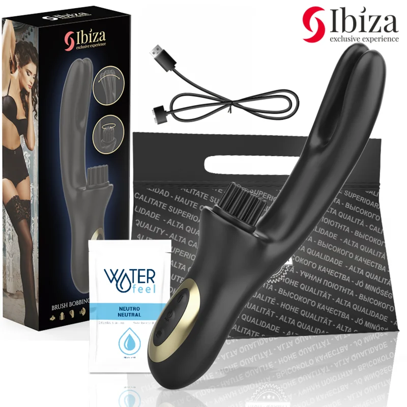 Hi-tech Rabbit Brushing - Δονούμενος Rabbit Διεγέρτης Κλειτορίδας και G-spot