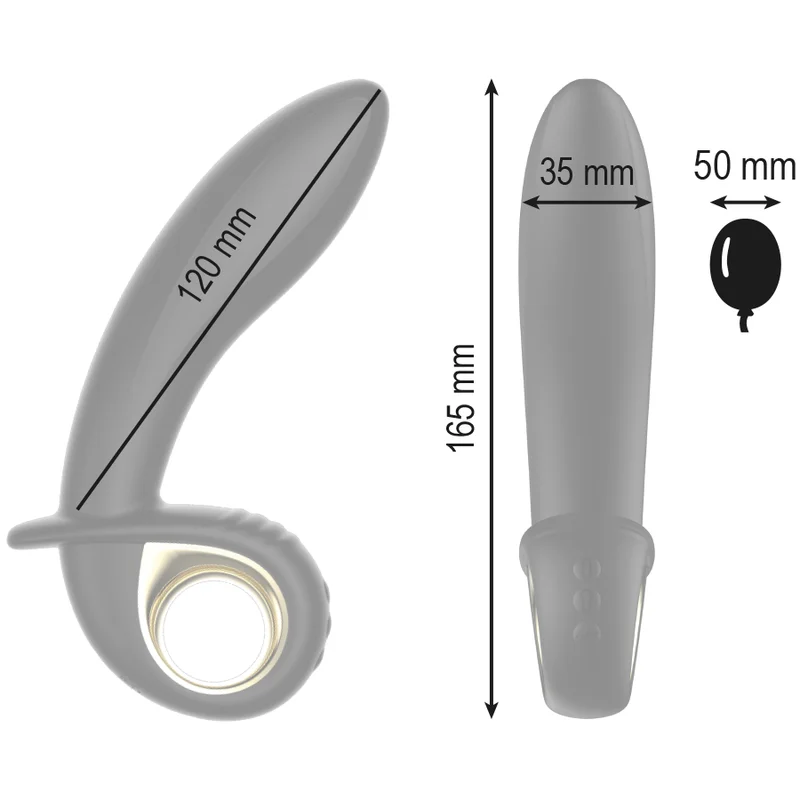 Inflatable G-spot Vibrator With Remote Control product.details.thumbnail 3