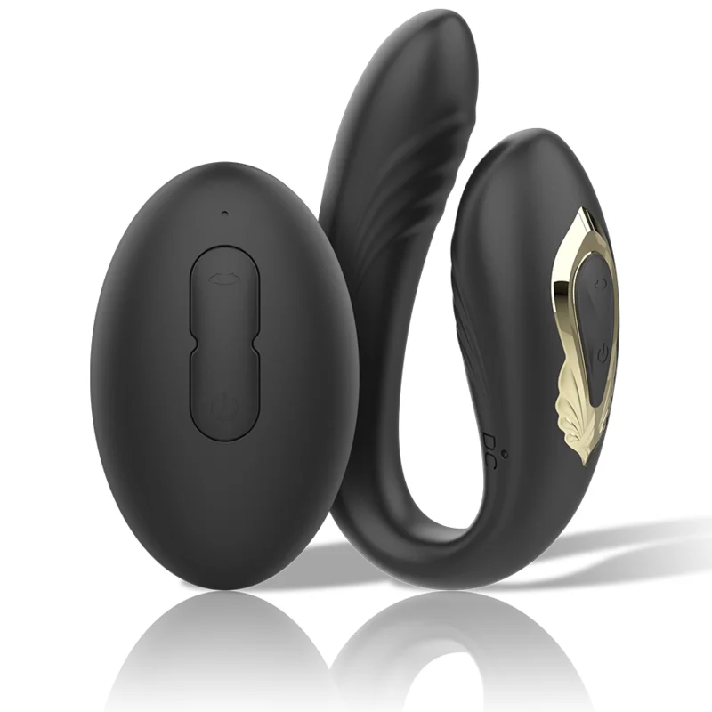 Wave Double - Rotating Dual Vibrator With Remote Control
