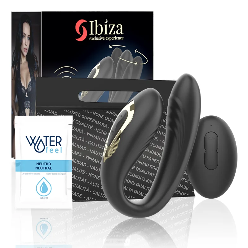 Wave Double - Rotating Dual Vibrator With Remote Control
