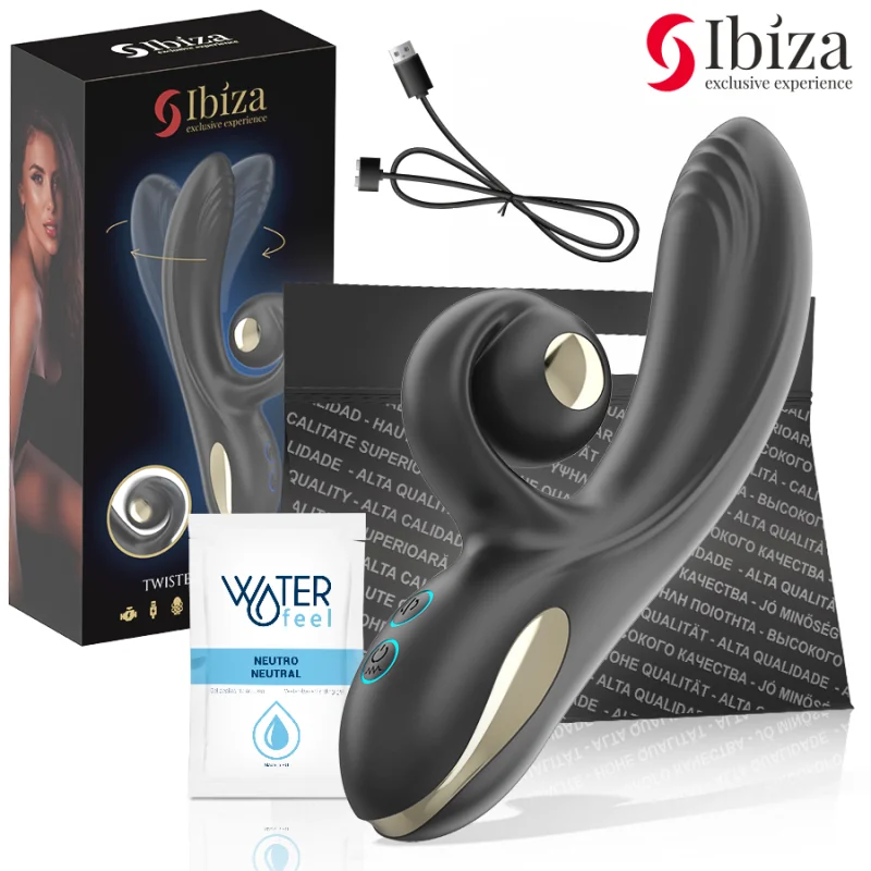 Twister - Vibrator With Curved G-spot Stimulator And Rotation
