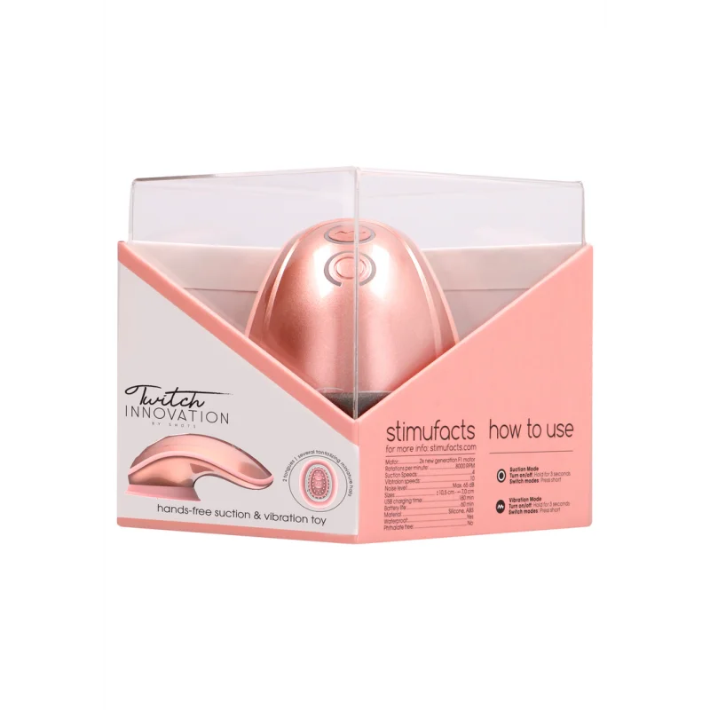 Clitoral Suction Stimulator With Double Tongues - Pink product.details.thumbnail 1