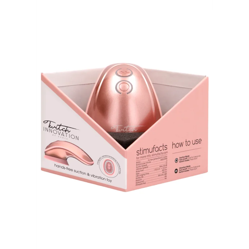 Clitoral Suction Stimulator With Double Tongues - Pink product.details.thumbnail 3