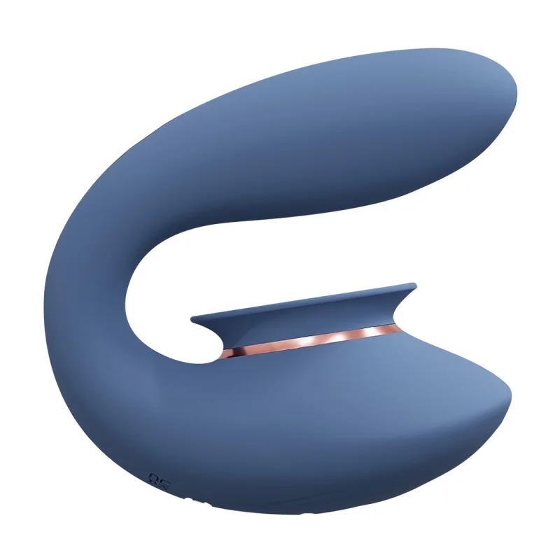 Twitch - 3 Rechargeable Vibrator With Suction - Blue/grey product.details.thumbnail 2