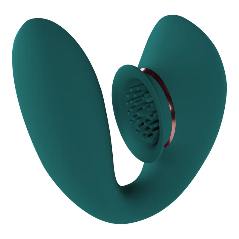 Twitch - 3 Rechargeable Vibrator With Suction - Green product.details.thumbnail 2