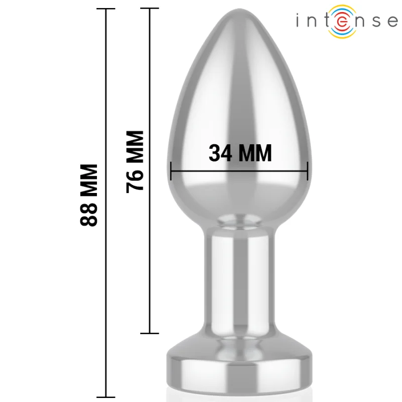 Metal Vibrating Anal Plug With Remote Control M - 9 Cm product.details.thumbnail 3
