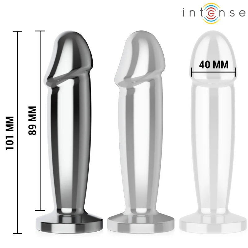 Metal Vibrating Dildo Anal Plug With Remote Control - 12 Cm product.details.thumbnail 3
