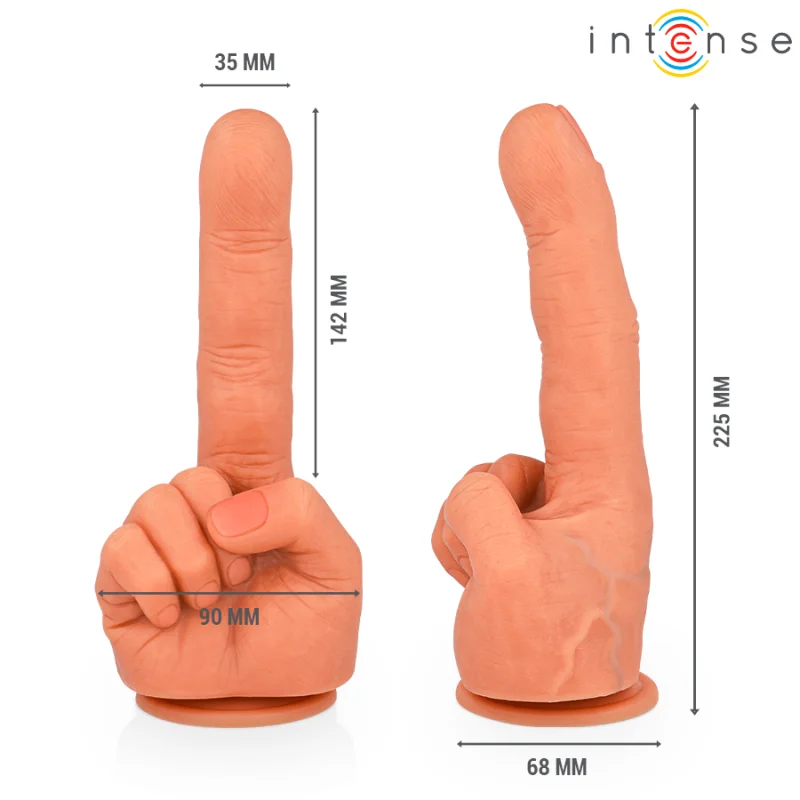 Hubert - Flexible Hand-shaped G-spot Stimulator - 14 Cm