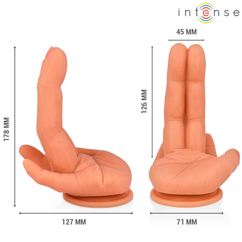Leela - Flexible Hand-shaped G-spot Stimulator - 13 Cm