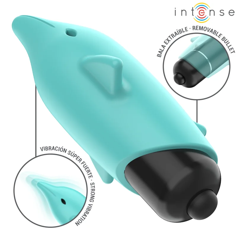 Echo - Dolphin Vibrating Bullet - Μπλε product.details.thumbnail 2