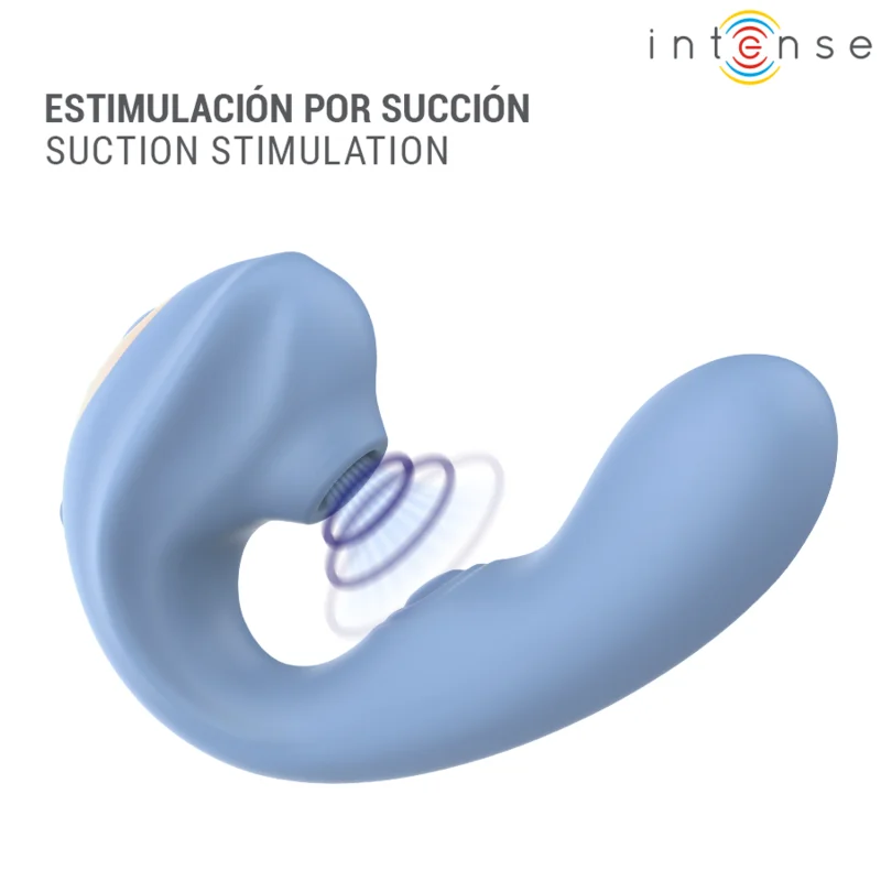 Gina - Multifunction Clitoral Suction, Pulsation And Vibration Stimulator - Blue product.details.thumbnail 2